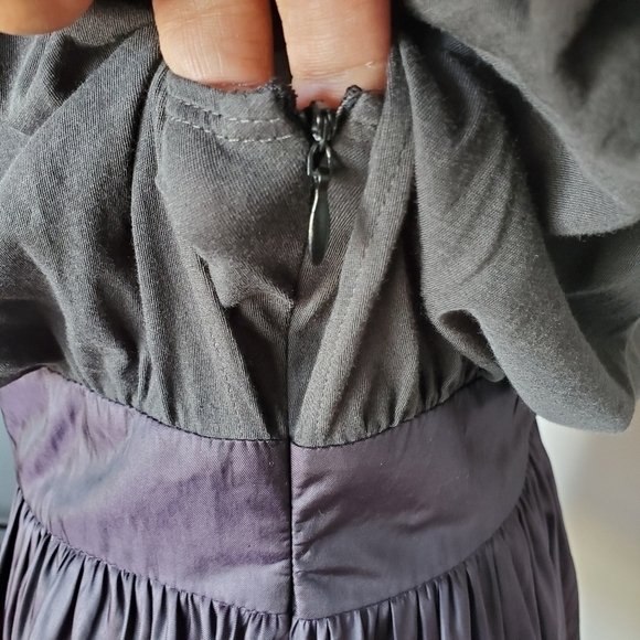 Pencey Tiered Mixed-Media Ruffled Mini Dress Size 6 - Picture 6 of 10